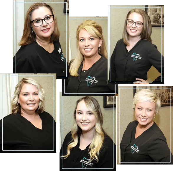 Six members of the Louisville dental team