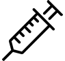 Comfortable injections icon